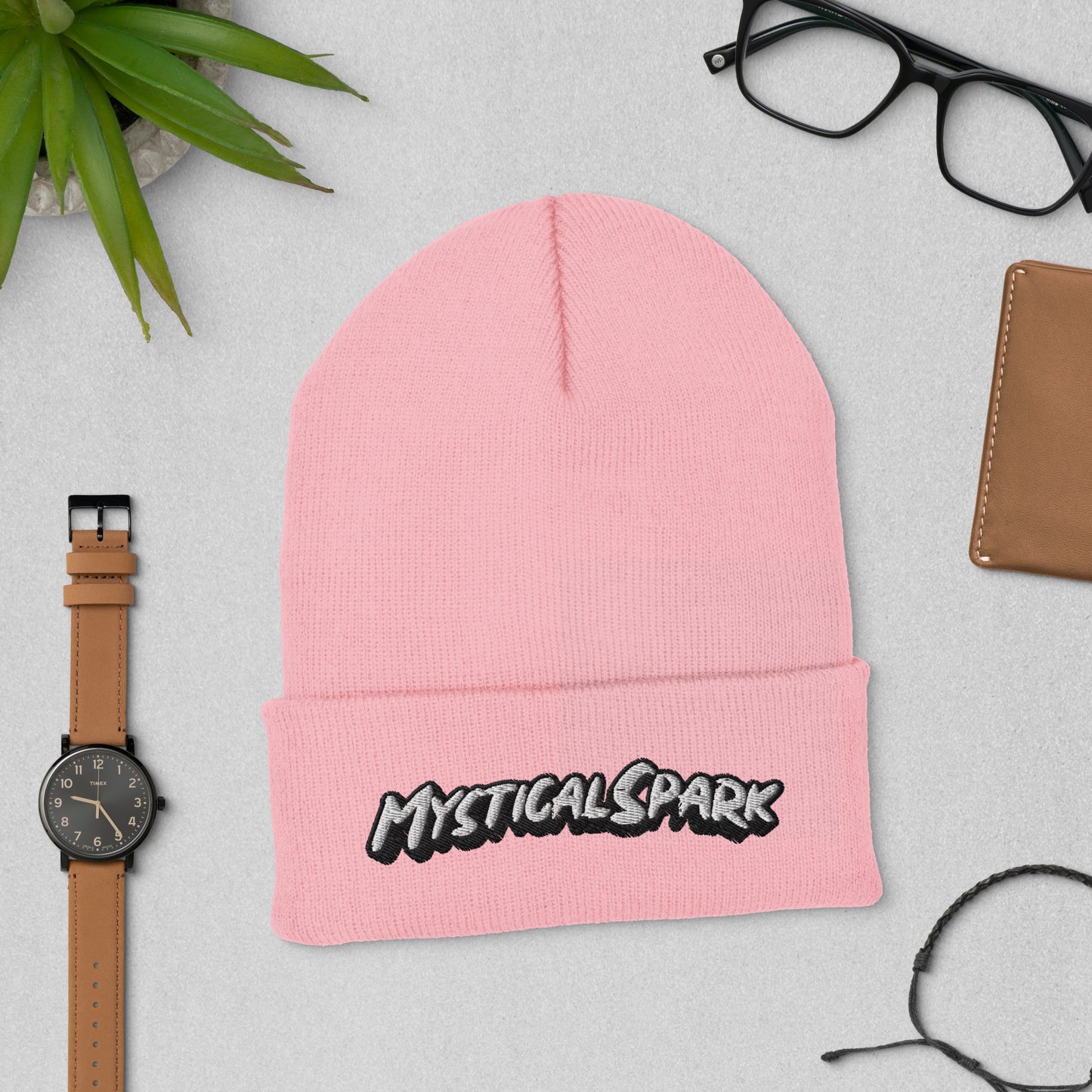 Mysticalspark Font - Cuffed Beanie