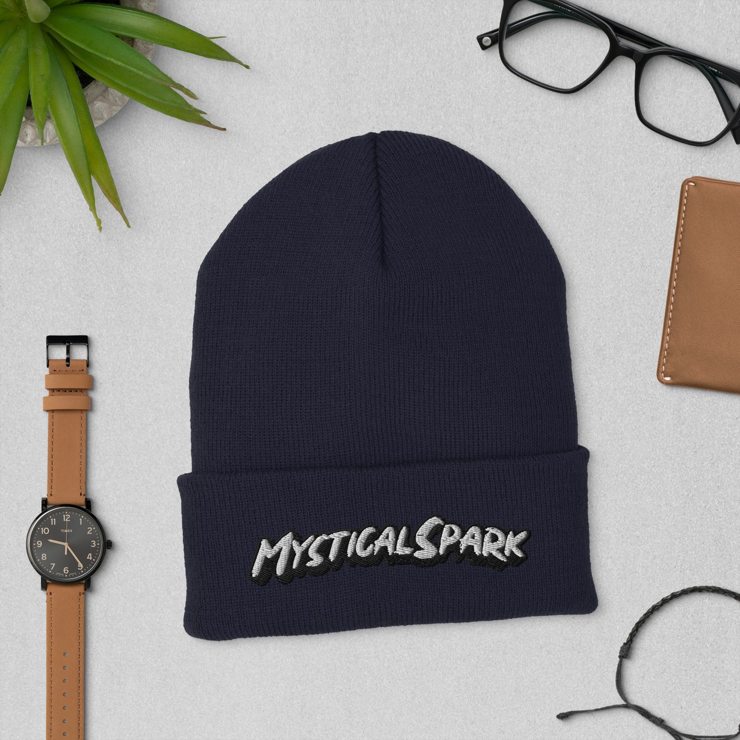 Mysticalspark Font - Cuffed Beanie