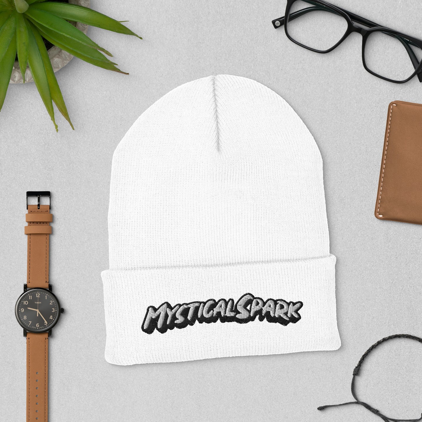 Mysticalspark Font - Cuffed Beanie